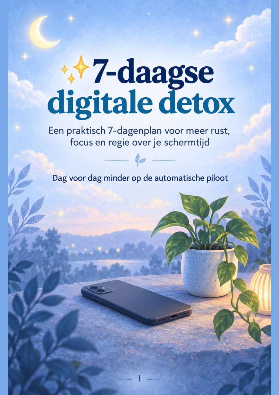 Omslag van 7-daagse digitale detox