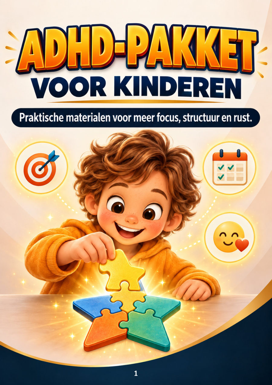 Omslag van ADHD-pakket voor kinderen