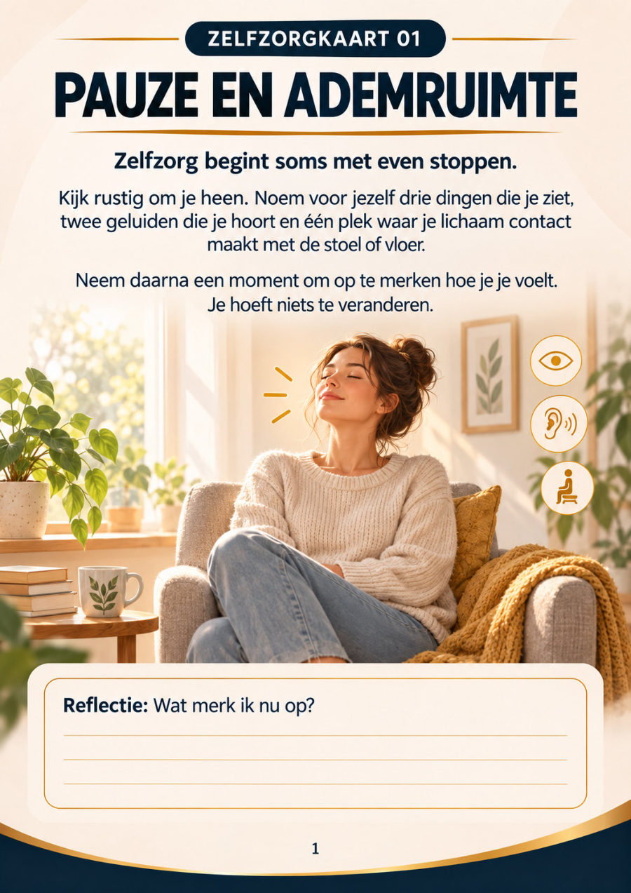 Omslag van Zelfzorgkaarten